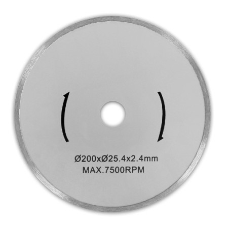 EBERTH TC3-D500 Disque à tronçonner en diamant (diamètre 500 mm, alésage  25,4 mm, épaisseur de lame 3,8 mm, régime max. 3000 tr-min) - Cdiscount  Bricolage