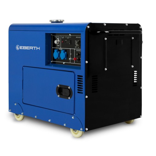 EBERTH 5000 Watt Groupe Electrogene Diesel, Generateur Electrique Monophasé