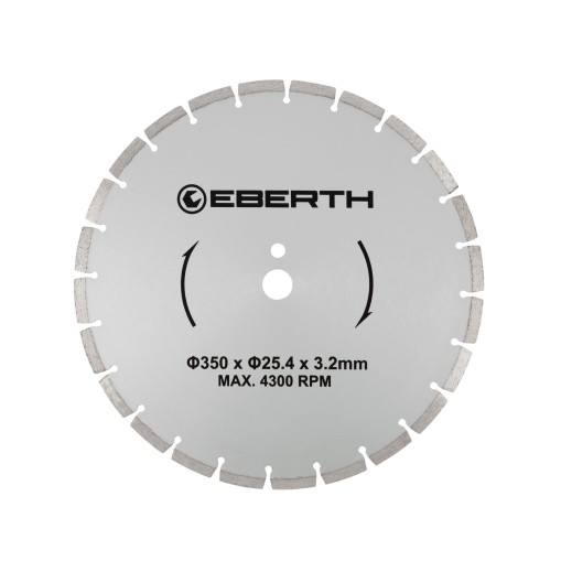 Disque de coupe en diamant EBERTH Ø350 mm