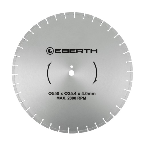 Disque de coupe en diamant EBERTH Ø550 mm
