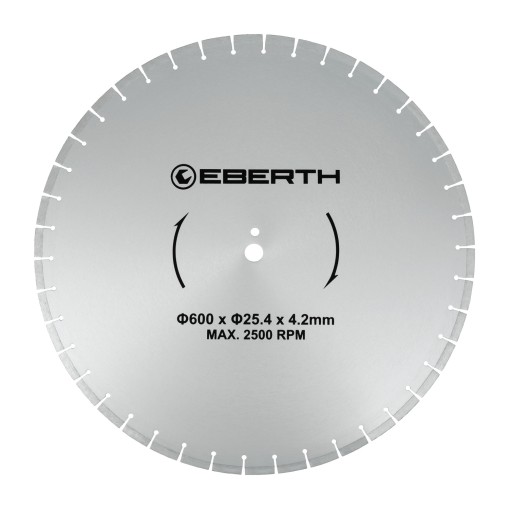 Disque de coupe en diamant EBERTH Ø600 mm