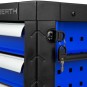 EBERTH Boîte à outils avec 4 tiroirs bleu