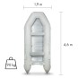 Kit de produits EBERTH bateau pneumatique 1100kg + hors-bord 86lbs