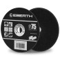 EBERTH 50 disques à tronçonner Ø 75mm pour inox, logement 9,5mm, épaisseur 2,1mm