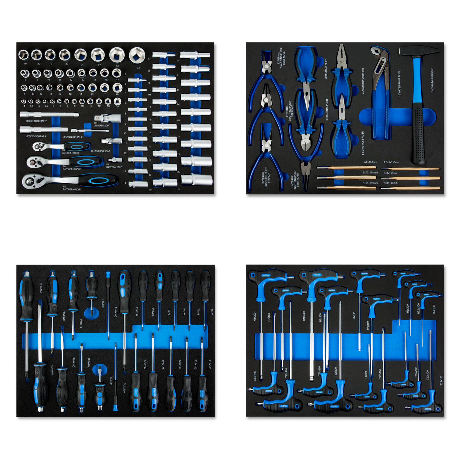 Servante d'atelier Profil Exclusive - 8 tiroirs - avec 259 outils