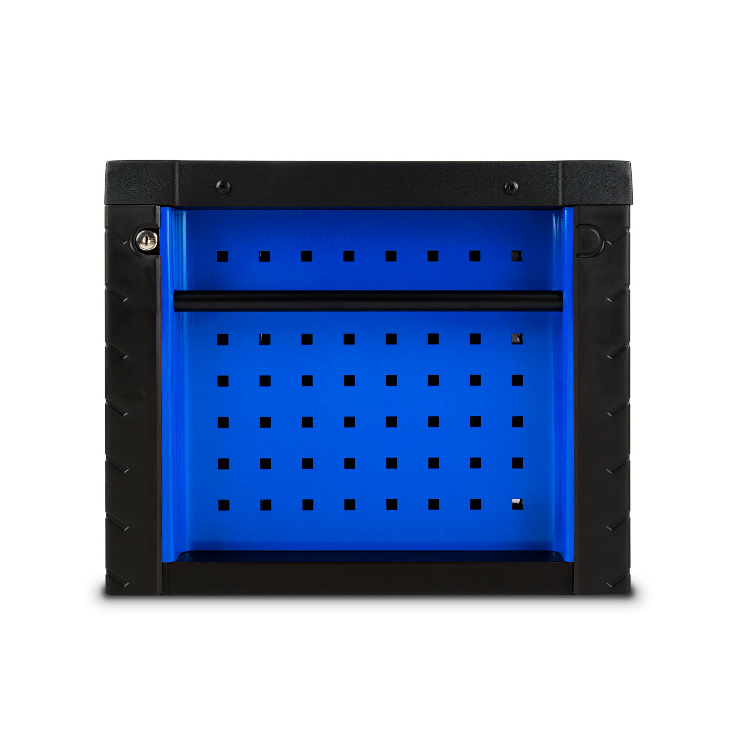 EBERTH Boîte à outils bleue avec outils 4 tiroirs avec roulements à billes, 134 pcs. jeu doutils dans les entrées de stockage, verrouillable, revêtement en poudre 